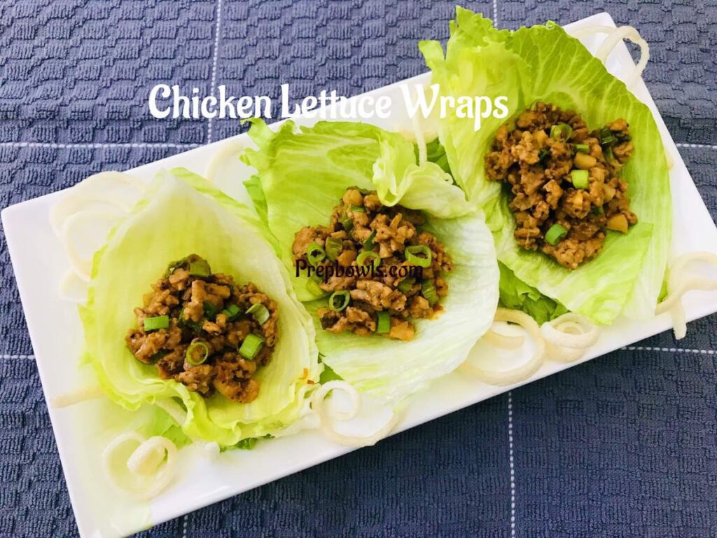Homemade Hoisin Sauce Non Vegetarian Chicken Lettuce Wraps Easy Lunch Dinner Appetizer PFChangs