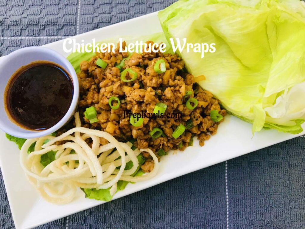 Homemade Hoisin Sauce Non Vegetarian Chicken Lettuce Wraps Easy Lunch Dinner Appetizer PFChangs